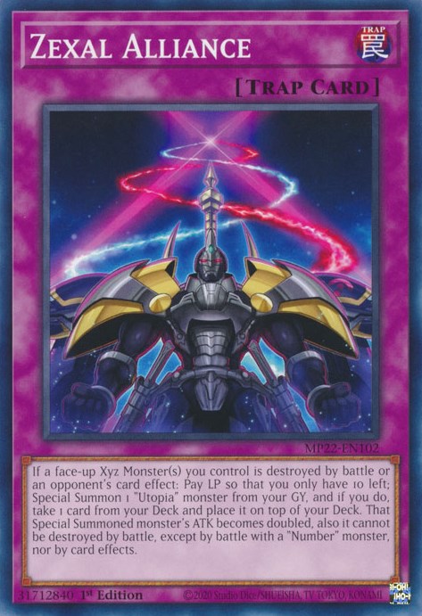 Zexal Alliance [MP22-EN102] Common - Evolution TCG