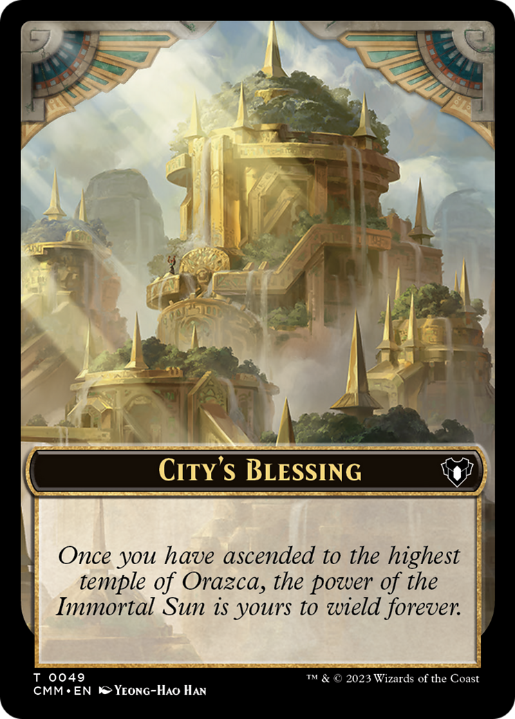 City's Blessing // Ogre Double-Sided Token [Commander Masters Tokens] - Evolution TCG