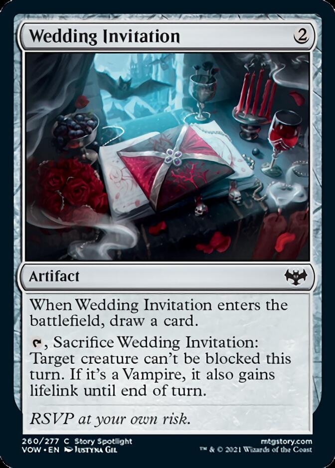 Wedding Invitation [Innistrad: Crimson Vow] - Evolution TCG