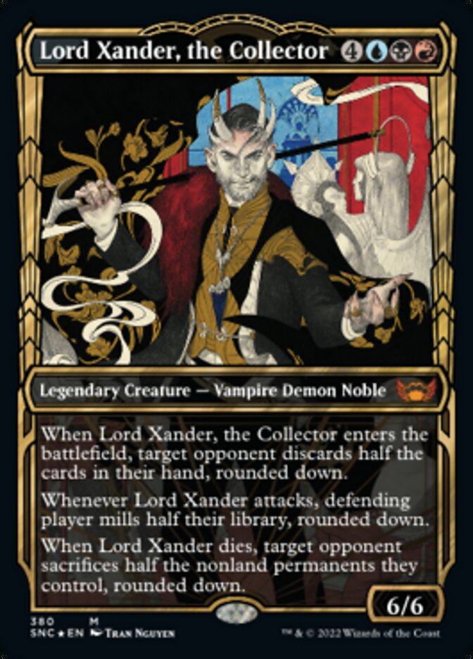 Lord Xander, the Collector (Showcase Golden Age Gilded Foil) [Streets of New Capenna] - Evolution TCG