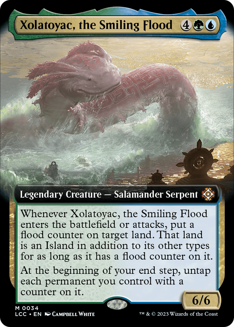 Xolatoyac, the Smiling Flood (Extended Art) [The Lost Caverns of Ixalan Commander] - Evolution TCG