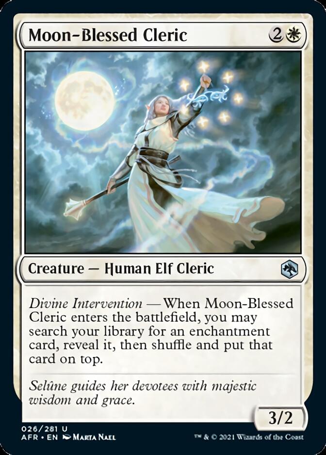 Moon-Blessed Cleric [Dungeons & Dragons: Adventures in the Forgotten Realms] - Evolution TCG