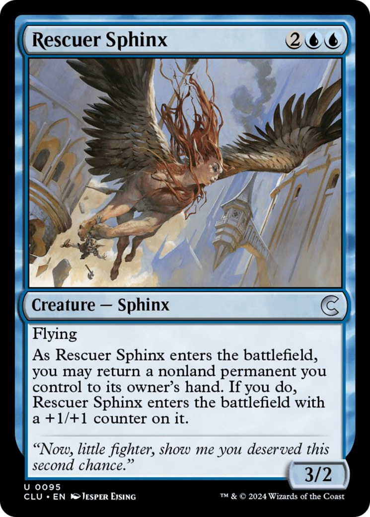 Rescuer Sphinx [Ravnica: Clue Edition] - Evolution TCG