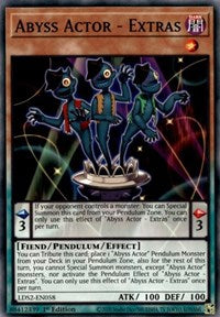 Abyss Actor - Extras [LDS2-EN058] Common - Evolution TCG