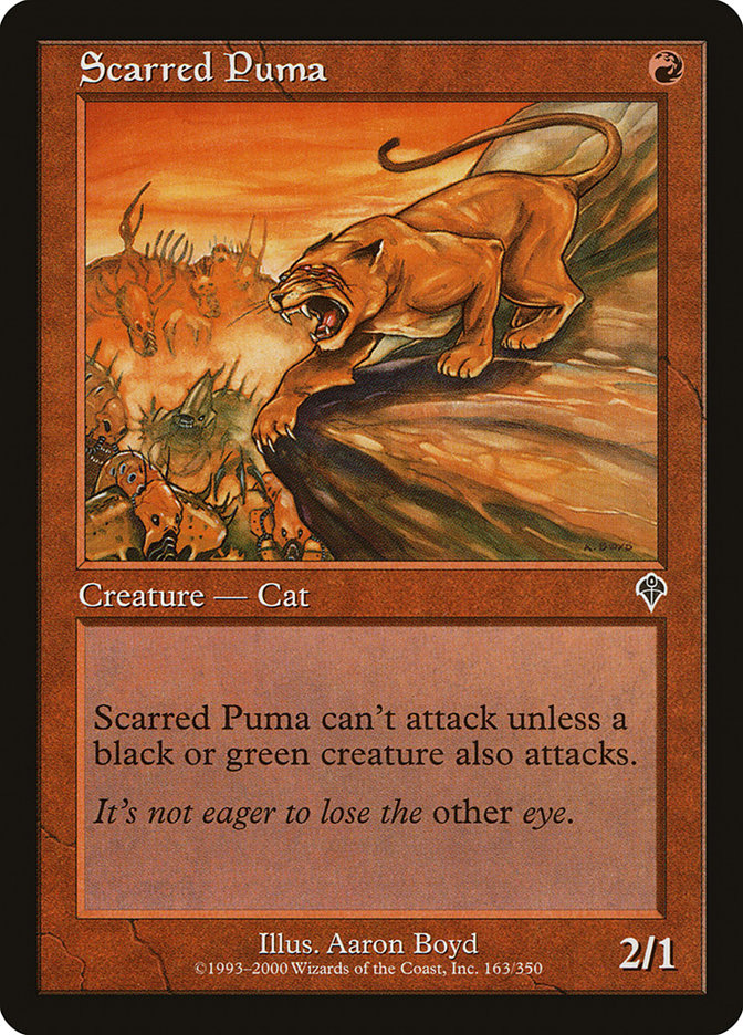 Scarred Puma [Invasion] - Evolution TCG
