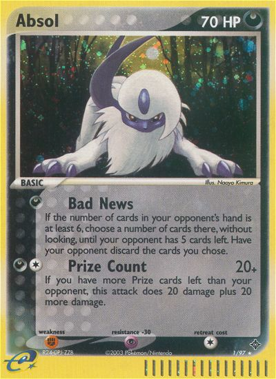 Absol (1/97) [EX: Dragon] - Evolution TCG