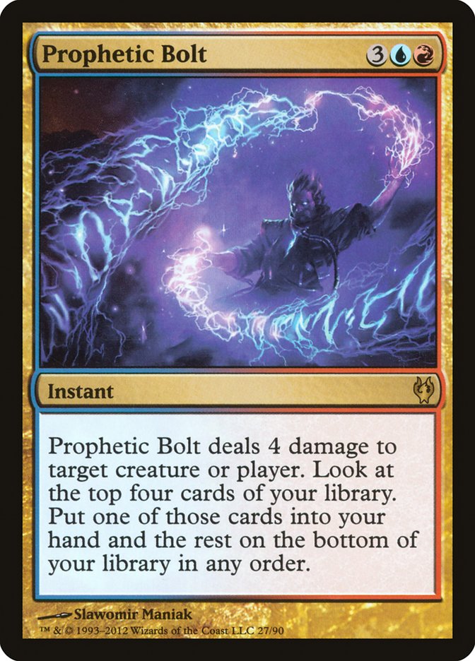 Prophetic Bolt [Duel Decks: Izzet vs. Golgari] - Evolution TCG