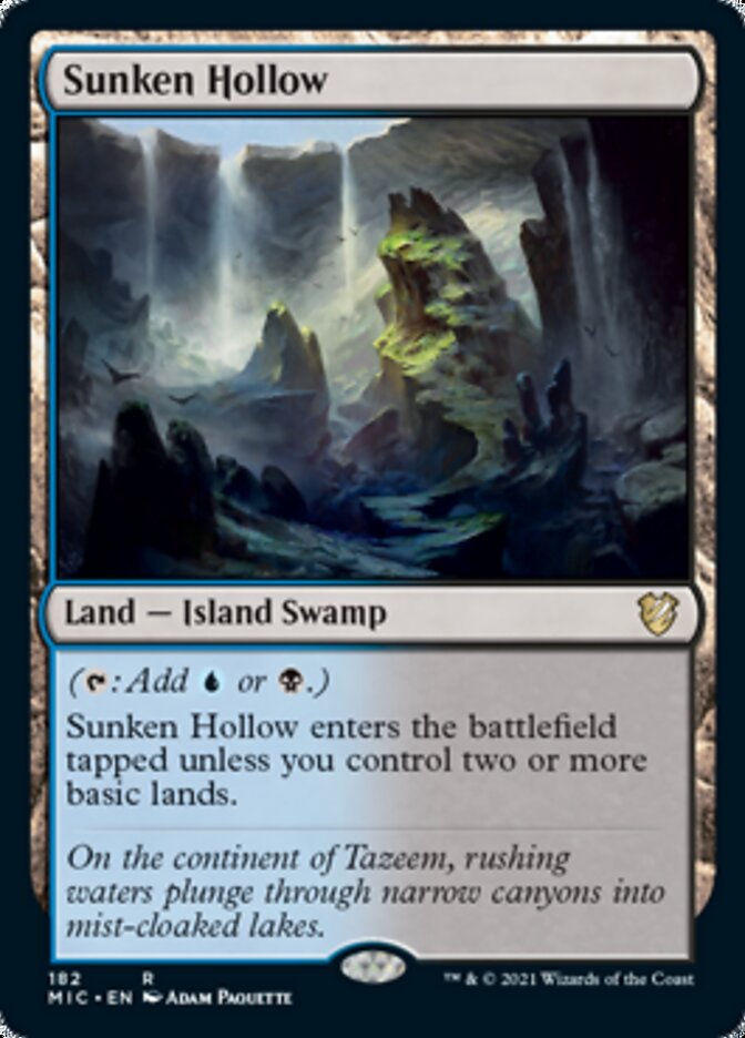 Sunken Hollow [Innistrad: Midnight Hunt Commander] - Evolution TCG