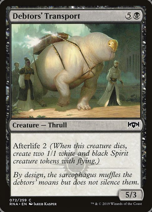 Debtors' Transport [Ravnica Allegiance] - Evolution TCG