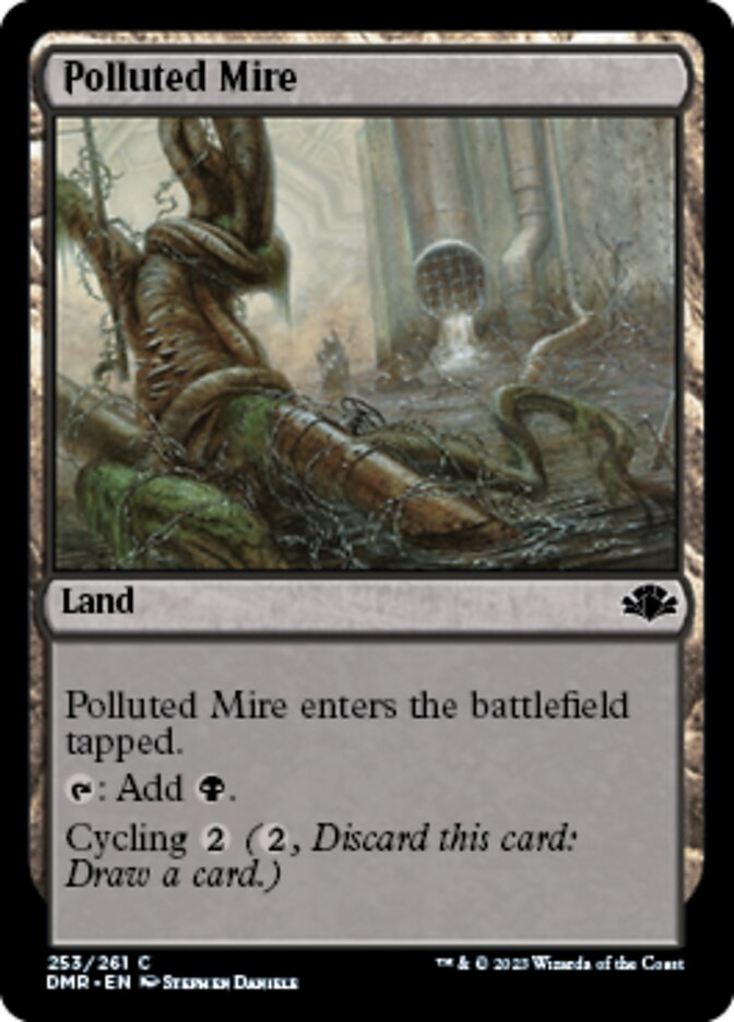 Polluted Mire [Dominaria Remastered] - Evolution TCG