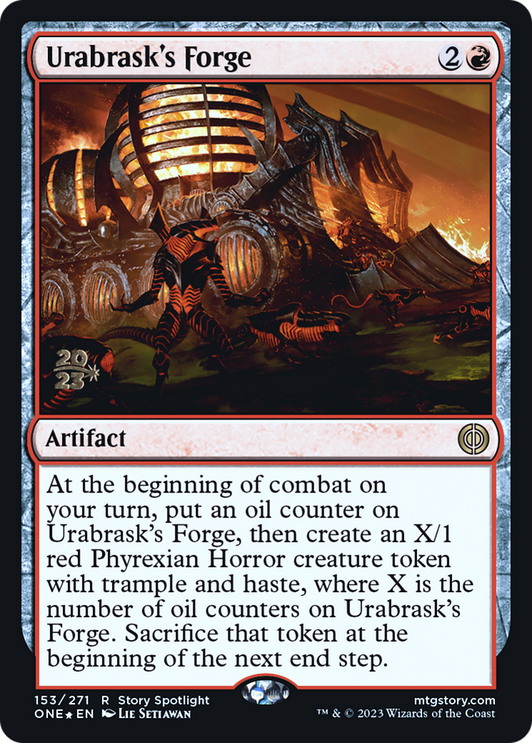 Urabrask's Forge [Phyrexia: All Will Be One Prerelease Promos] - Evolution TCG