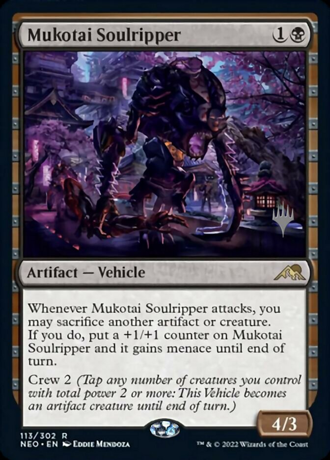 Mukotai Soulripper (Promo Pack) [Kamigawa: Neon Dynasty Promos] - Evolution TCG