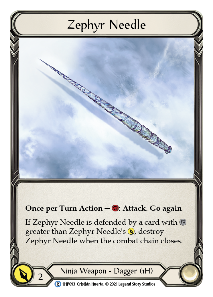 Zephyr Needle (Left) [1HP093] (History Pack 1) - Evolution TCG
