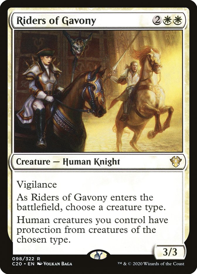 Riders of Gavony [Commander 2020] - Evolution TCG