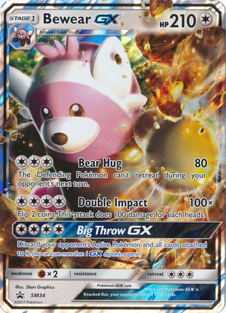 Bewear GX (SM34) (Jumbo Card) [Sun & Moon: Black Star Promos] - Evolution TCG