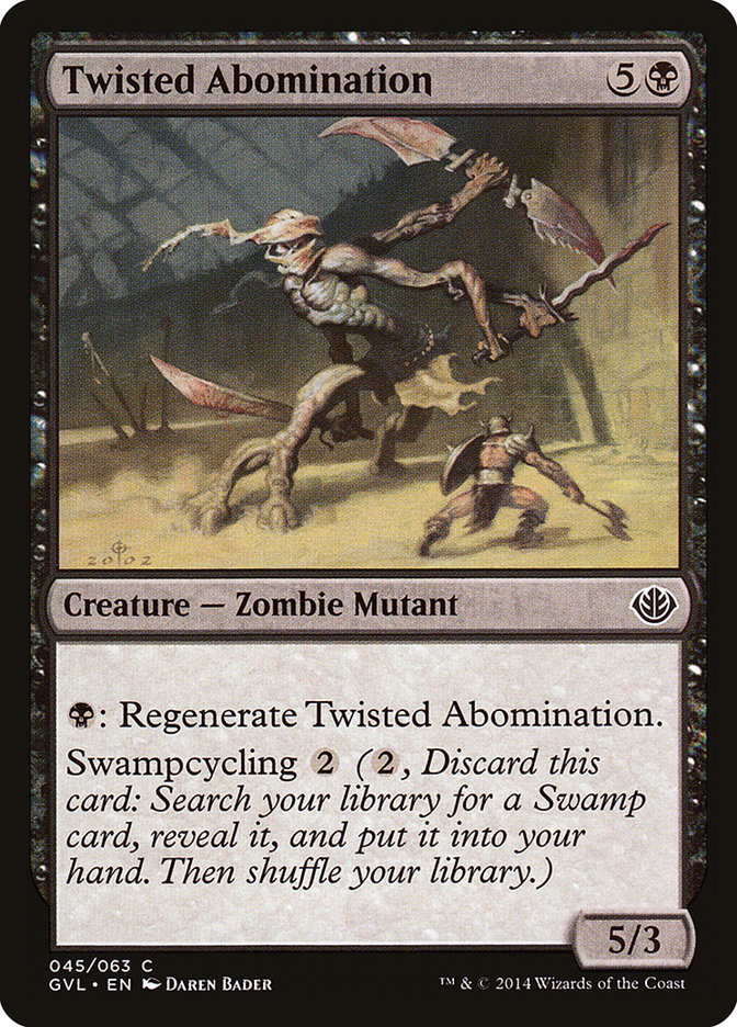 Twisted Abomination (Garruk vs. Liliana) [Duel Decks Anthology] - Evolution TCG