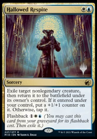 Hallowed Respite (Promo Pack) [Innistrad: Midnight Hunt Promos] - Evolution TCG