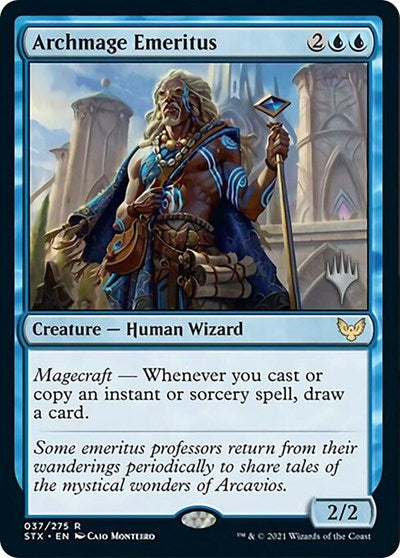 Archmage Emeritus (Promo Pack) [Strixhaven: School of Mages Promos] - Evolution TCG