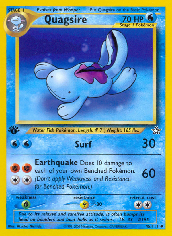 Quagsire (45/111) [Neo Genesis 1st Edition] - Evolution TCG