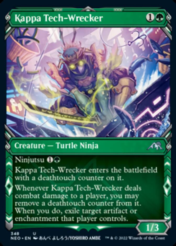 Kappa Tech-Wrecker (Showcase Ninja) [Kamigawa: Neon Dynasty] - Evolution TCG