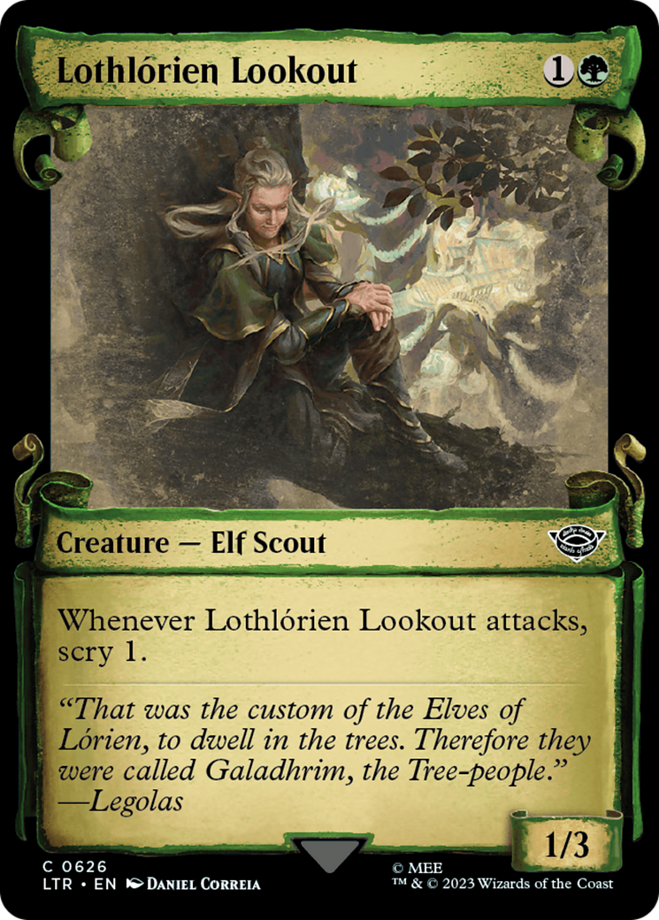 Lothlorien Lookout [The Lord of the Rings: Tales of Middle-Earth Showcase Scrolls] - Evolution TCG