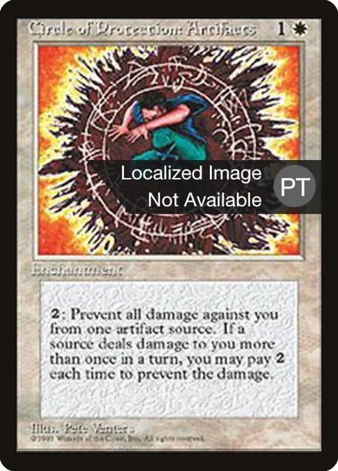 Circle of Protection: Artifacts [Fourth Edition (Foreign Black Border)] - Evolution TCG