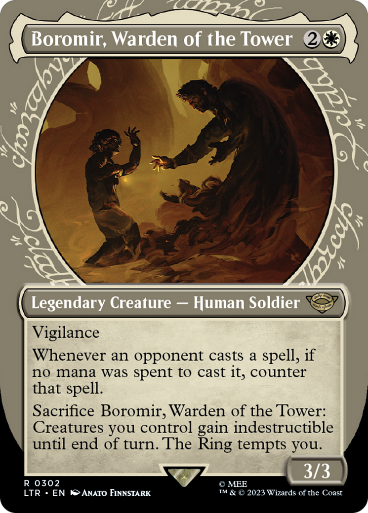 Boromir, Warden of the Tower (Showcase Ring Frame) [The Lord of the Rings: Tales of Middle-Earth] - Evolution TCG