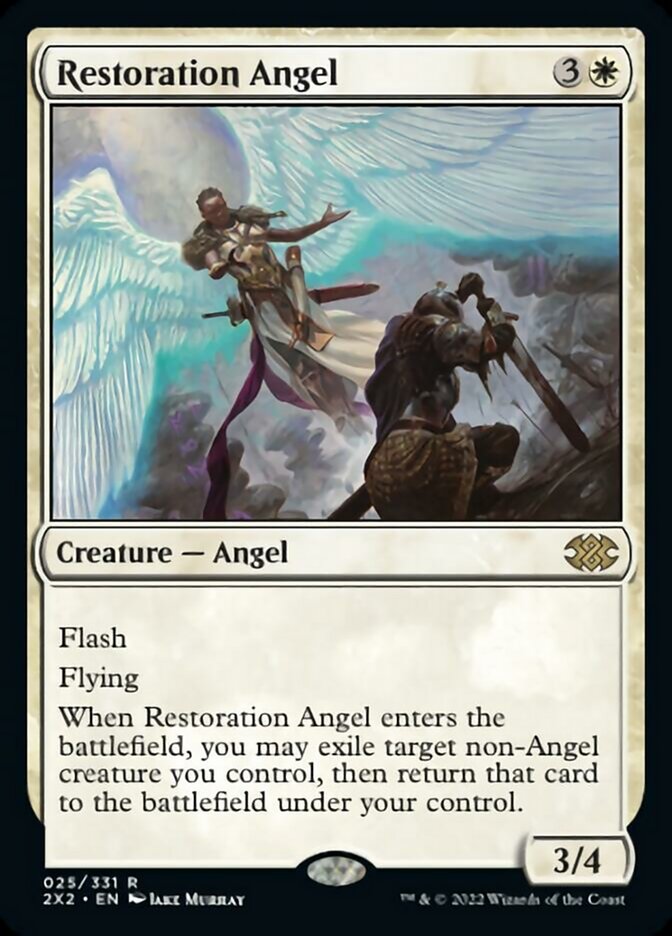 Restoration Angel [Double Masters 2022] - Evolution TCG