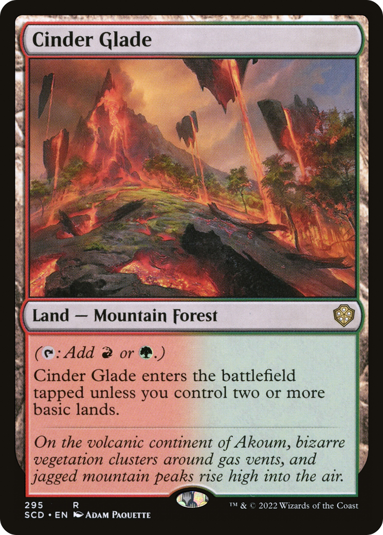 Cinder Glade [Starter Commander Decks] - Evolution TCG