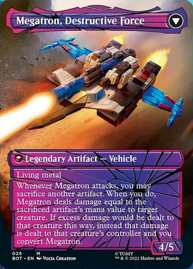 Megatron, Tyrant // Megatron, Destructive Force (Shattered Glass) [Transformers] - Evolution TCG