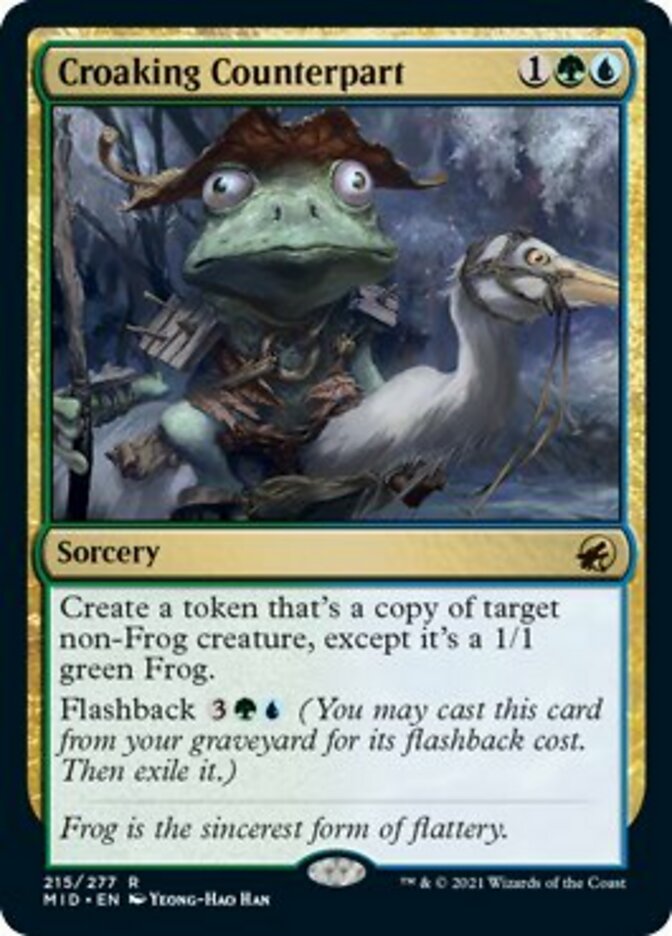 Croaking Counterpart [Innistrad: Midnight Hunt] - Evolution TCG