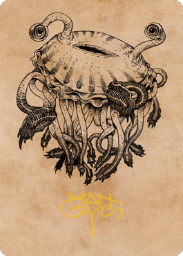 Gluntch, the Bestower Art Card (Gold-Stamped Signature) [Commander Legends: Battle for Baldur's Gate Art Series] - Evolution TCG