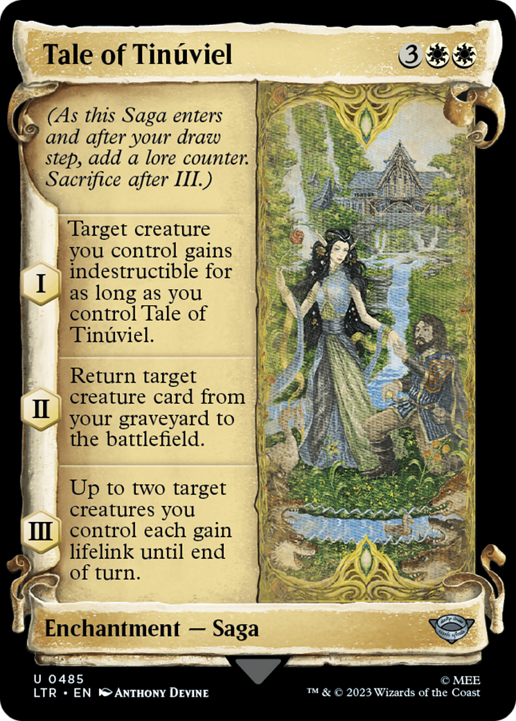 Tale of Tinuviel [The Lord of the Rings: Tales of Middle-Earth Showcase Scrolls] - Evolution TCG