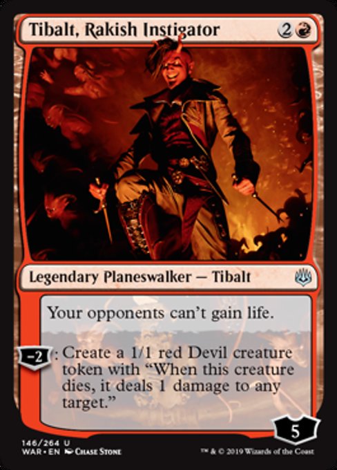 Tibalt, Rakish Instigator [War of the Spark] - Evolution TCG