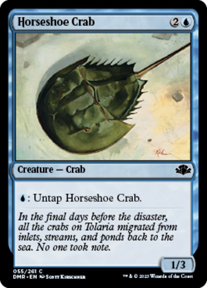 Horseshoe Crab [Dominaria Remastered] - Evolution TCG