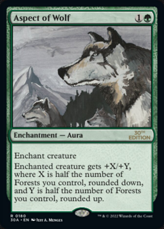 Aspect of Wolf [30th Anniversary Edition] - Evolution TCG