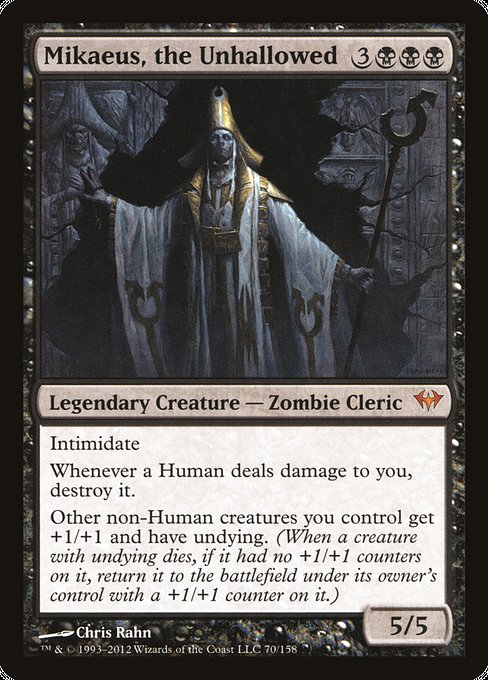 Mikaeus, the Unhallowed [Dark Ascension] - Evolution TCG