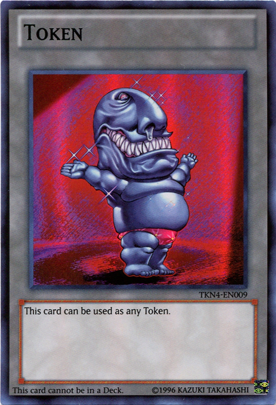 Ojama Token (Black) [TKN4-EN009] Super Rare - Evolution TCG