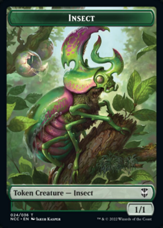 Ogre // Insect Double-sided Token [Streets of New Capenna Commander Tokens] - Evolution TCG