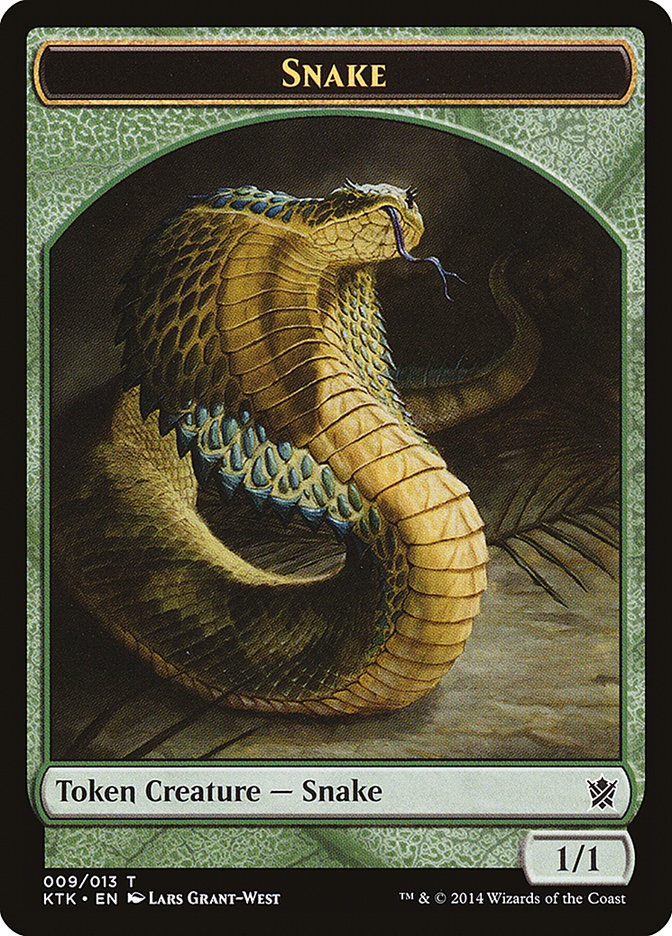 Snake [Khans of Tarkir Tokens] - Evolution TCG