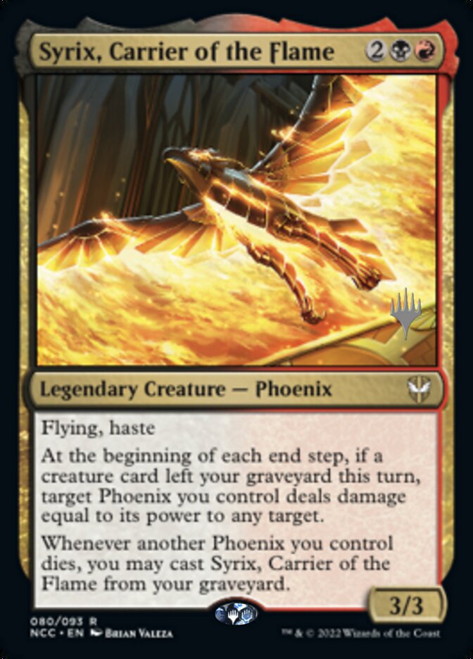 Syrix, Carrier of the Flame (Promo Pack) [Streets of New Capenna Commander Promos] - Evolution TCG