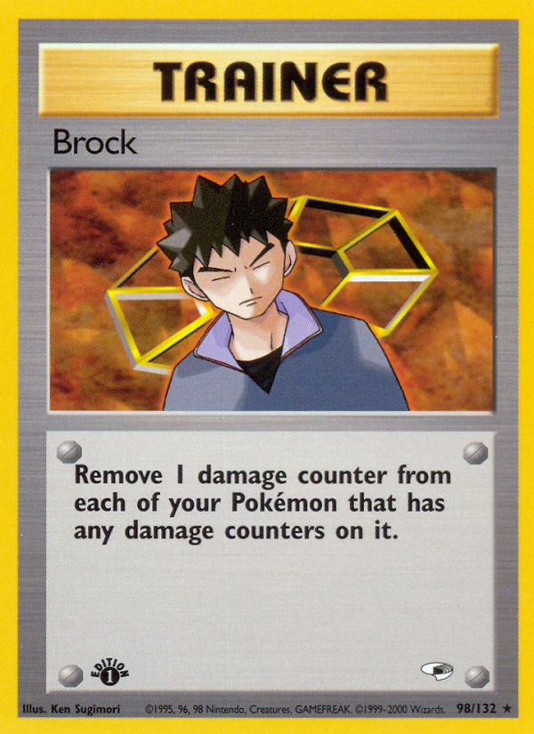 Brock (98/132) [Gym Heroes 1st Edition] - Evolution TCG
