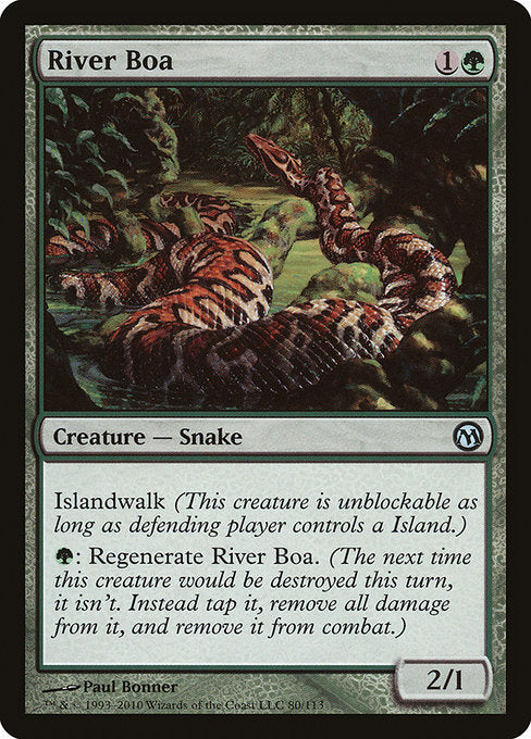 River Boa [Duels of the Planeswalkers] - Evolution TCG