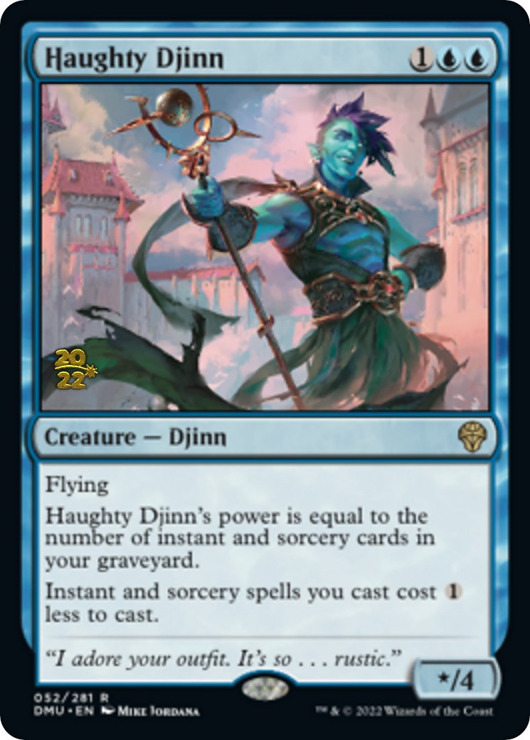 Haughty Djinn [Dominaria United Prerelease Promos] - Evolution TCG