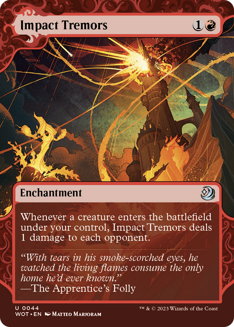 Impact Tremors [Wilds of Eldraine: Enchanting Tales] - Evolution TCG