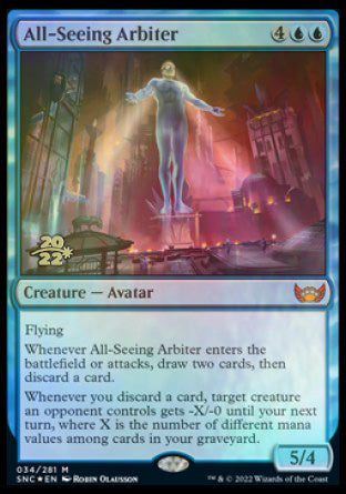 All-Seeing Arbiter [Streets of New Capenna Prerelease Promos] - Evolution TCG