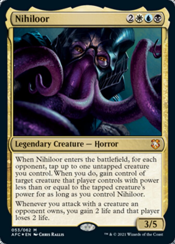 Nihiloor [Dungeons & Dragons: Adventures in the Forgotten Realms Commander] - Evolution TCG