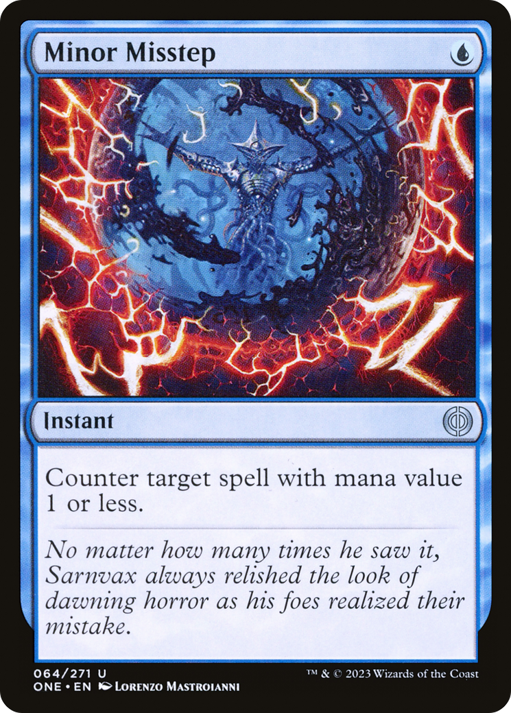 Minor Misstep [Phyrexia: All Will Be One] - Evolution TCG