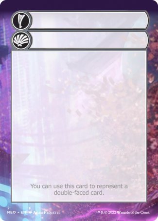 Helper Card (2/9) [Kamigawa: Neon Dynasty Tokens] - Evolution TCG