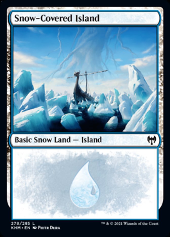 Snow-Covered Island (278) [Kaldheim] - Evolution TCG